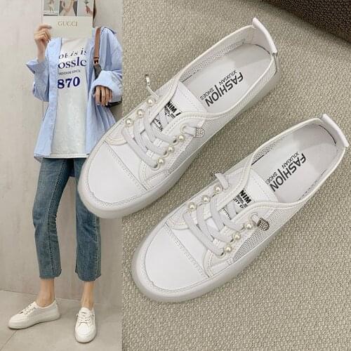 Women Sneakers Breathable Mesh White Jelly Shoes Rainbow Thick Heel Sneakers Designer Daisy Embroider Running Platform Sneakers