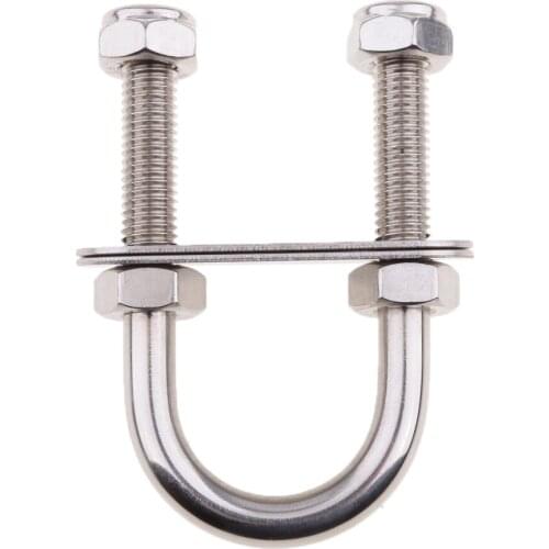 Boat Marine Tool Marine-Grade Stainless Steel U-Bolt M10 x 50 x 90 x 43mm