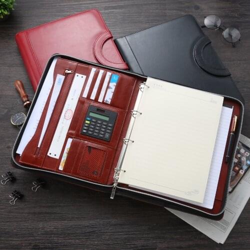 Business document organizer Ring Folder a4 Document Folder Bag Case Padfolio Portfolio for Documents