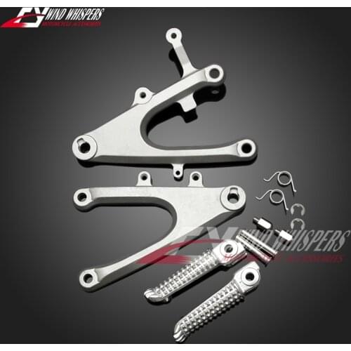 Motorcycle Front Footrests Foot pegs tripod Pedal stent assembly For Yamaha YZF-R1 YZF R1 2004 2005 2006 04 05 06