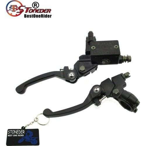 STONEDER Front Hydraulic Brake Master Cylinder Clutch Lever For 50cc-250cc Motorcycle Dirt Pit Bikes