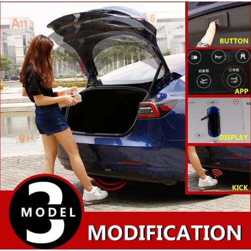 Electric Tailgate For Tesla Model 3 Series Car Intelligent Remote Control Tail Box Open Rear Door Automatic Lifting Accessories