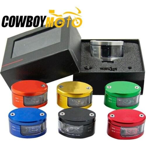 Motorcycle Brake Fluid Reservoir Clutch Tank Oil Fluid Cup For Yamaha MT07 MT09 TMAX500 530 YZFR3 R25 For Honda Kawasaki Suzuki