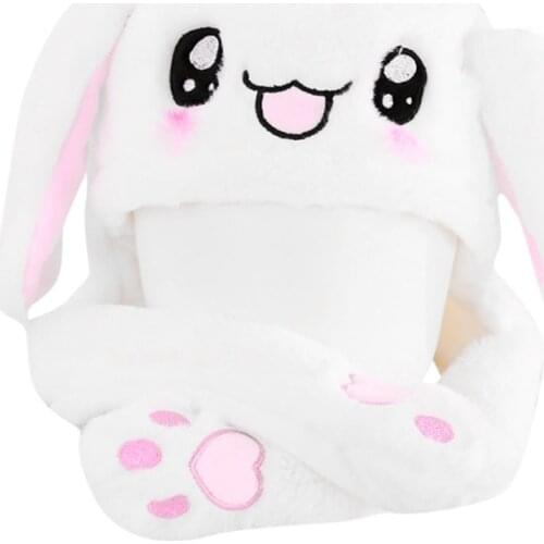 Rabbit Hat With Moving Ear Magic Toy Party Webcast Play Cute Dancing Selfie Girl Gift