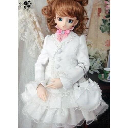 [wamami] 386# White/Black Clothes/Dress/Outfit 1/4 MSD1/3 SD DZ AOD LUSTS BJD Dollfie