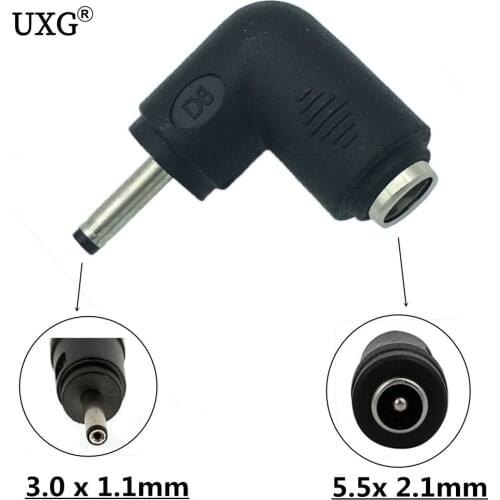DC Power 5.5mm x 2.1mm Female to 3.0mm x 1.1mm Male CONNECTOR ADAPTER Plug 5PCS