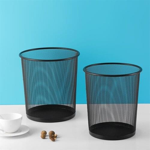 Nordic Light Luxury Ins Wind Trash Can Living Room Office Kitchen Commercial Creative Home Bedroom Wastebasket