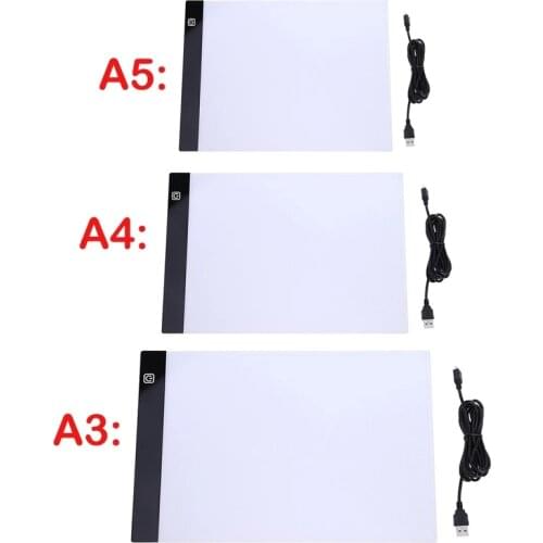 LED Diamond Painting Light Pad Lightpad Board Diamond Painting Accessories Tool Kits A3 A4 A5 Drawing Graphic Tablet Box