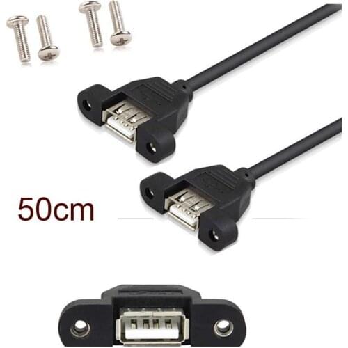 Usb to Usb adapter female/female coupling converter USB cable AF/AF &screws new