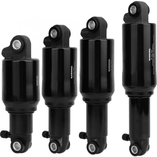 Mountain Bike Rear Shock Absorber with Screws Dual Air Rear Shock MTB Air Pressure Rear Shock Absorber Device 125 150 165 190mm