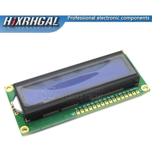 1pcs 5V lcd 1602 blue screen Character LCD Display Module Blue Blacklight New and white code new hjxrhgal