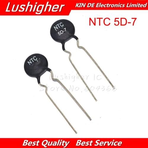 10pcs NTC Thermistor Resistor NTC 5D-7 Thermal Resistor