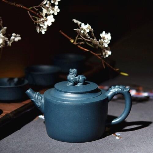 290ml Authentic Famous Handmade Teapot Yixing Zisha Tea Pot Chinese Kung Fu Pu'er Tea Black Tea Gift Free Shipping