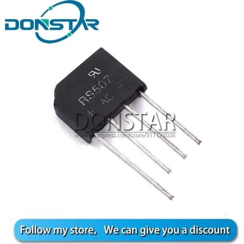 5PCS RS507 RS-507 5A 700V Rectifier Bridge