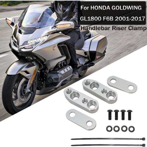 For honda goldwing gl1800 f6b gl 1800 2001-2017 motorcycle accessories motocross bar clamps handlebar risers adapter