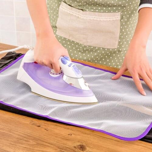 Ironing Board Cover Protective Press Mesh Iron for Ironing Cloth Guard Protect Delicate Garment Clothes 3 Sizes Random Color
