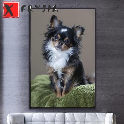 Diy full square round drill Chihuahua diamond painting 5d diamond mazayka embroidery crystal icons stitch cross wall decoration