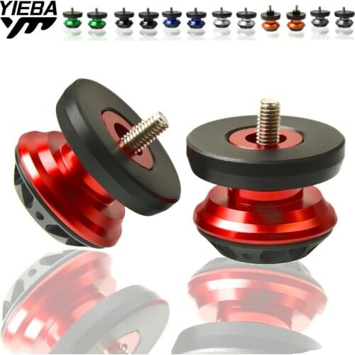 For HONDA CBR125R CBR1100XX CBR1000RR CBR300R CBR500R CBR929RR CBR 600 Universal Motorcycle Swingarm Spools stand screws Slider