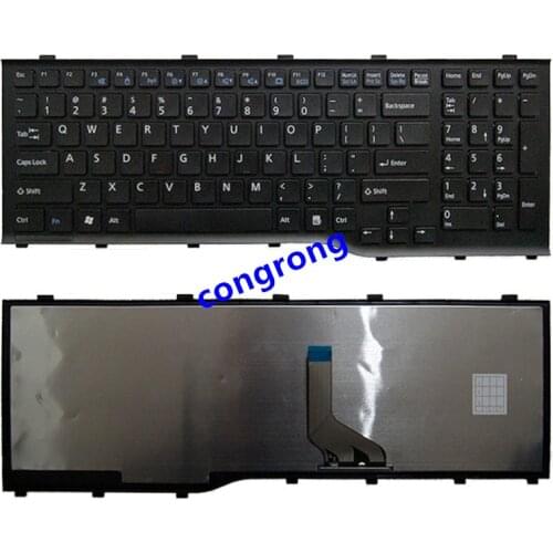 US Laptop Keyboard For FUJITSU Lifebook AH532 A532 N532 NH532 PN:MP-11L63US-D85 Notebook Replacement english keyboard