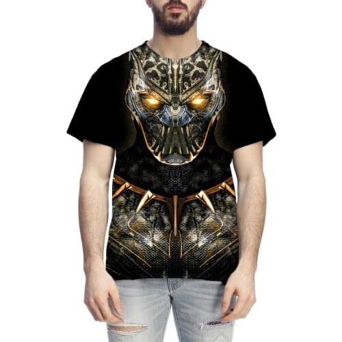 Summer new mens t shirt animal graphic T shirt 3DT shirt Harajuku tops O-neck short-sleeved large size t-shirts hip-hop male men