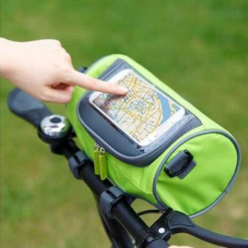Multifunction Cycling Bag Mountain Road Bicycle Touch Screen Bag Frame Tube Handlebar Pack Pannier Riding Storage Bag
