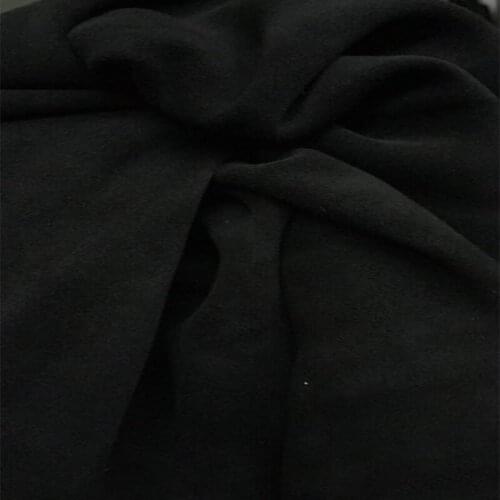 Whole Sale Black Genuine Goat Skin Leather Fabric Soft Finished Sheep Velvet Suede For Needlework Diy Leather Material Bag Shoes