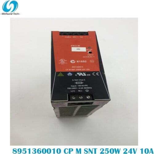 Original Weidmüller 8951360010 CP M SNT 250W 24V 10A Rail Switching Power Supply Single Phase, 100% Tested BeforeShipment