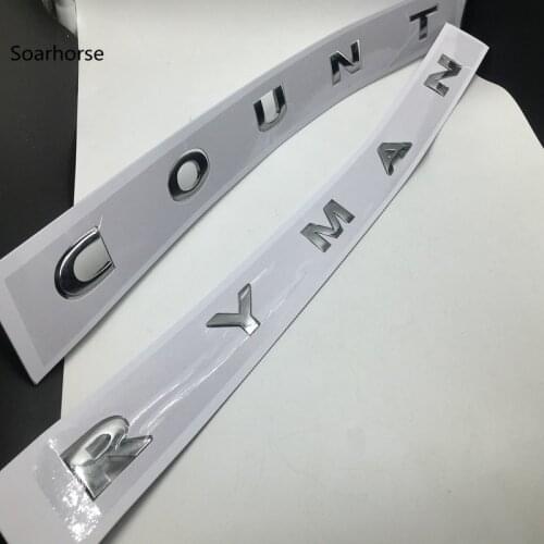 Soarhorse High Quality For BMW Mini Countryman Coopers 3D Metal Rear Trunk word Letters Decal Badge Emblem Logo Stickers