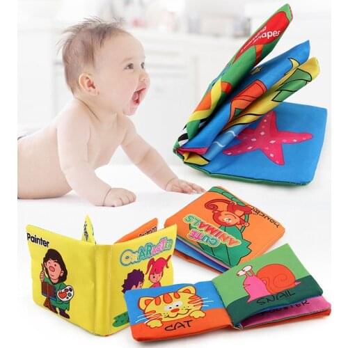 Cloth Book Intelligence Development Cognize Books Educational Toy for Kid Baby BM88