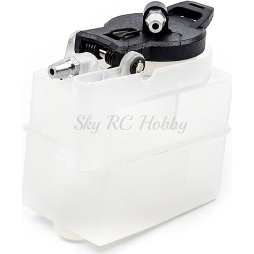 RC 02004 94122 94188 Fuel Tank for HSP 1:10 Nitro On-Road Car Buggy Truck JUN-24 - White+Black