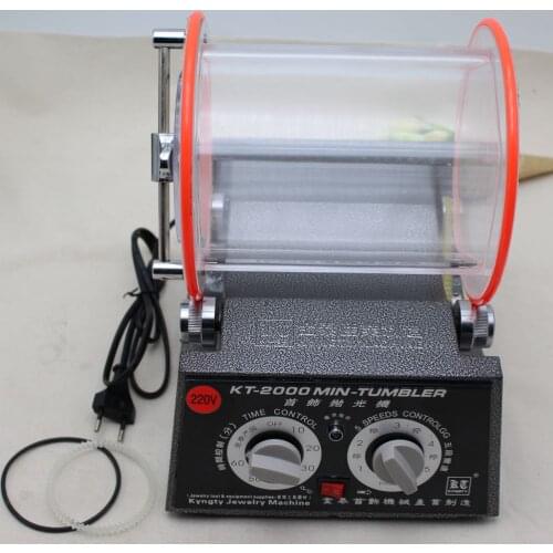 3kg Capacity Rotary Tumbler Polish Motor KT6808 for Jewelry Polish with Beads