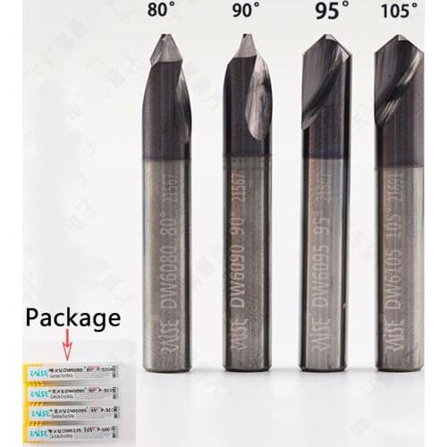 Raise 80 90 95 105 Degree Carbide End Milling Cutter For Key Cutting Machine Parts Accessories Sets Drill Bits Locksmith Tools