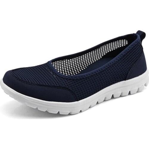 Tennis Shoes For Women Breathable Sneakers 2021 Summer Light Sports Comfy Jogging Trainers Female Soft Zapatos De Mujer Cheap