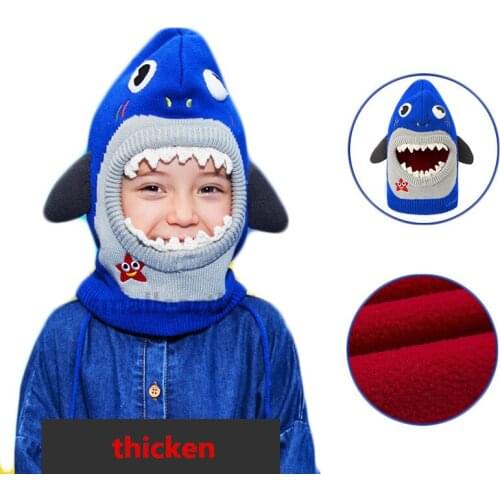 Winter Children Hat Set Warm Thick Girls Hat Scarf Set Cute Fox Knitted Baby Kids Beanies Cap Neck Warmers Gloves For Boys Girls