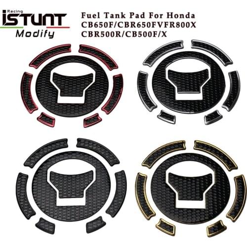 1Pcs Motorcycle Sticker Fuel Tank Pad Gas Oil Cap Protector Cover Guard For Honda CB650F/CBR650F VFR800X CBR500R/CB500F/X