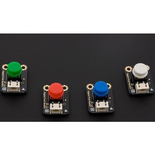 10pcs Suitable for Arduino digital large button module, the button color is random and good touch