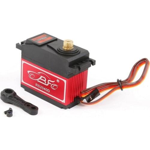 40kg metal case steering gear 17T servo arm motor for 1/5 HPI Rovan KM Baja 5B 5T 5SC LOSI 5IVE-T part