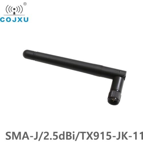 915MHz Wifi Antenna 2.5dBi High Gain Impedance 50 ohm Omni COJXU TX915-JK-11 SMA Male UHF Antenna for RF Module