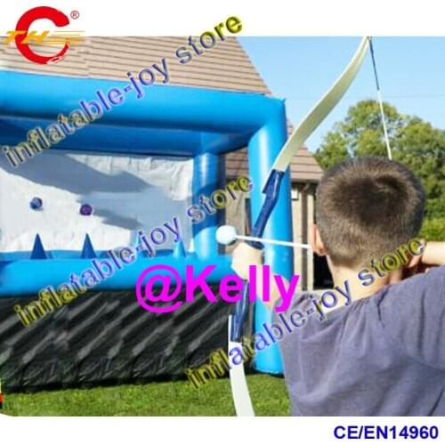 Free shipping 3x1.5x2.5mH inflatable archery game, children safe archery game, portable inflatable archery target game for sale