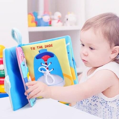 Baby Book Soft 3D Montessori Baby Toys for Toddlers Learning Toys Infant Development Educational Toy Educational Cloth Book