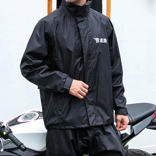 50% Dropshipping!!1Set Men Women Waterproof Poncho Raincoat Rain Pants Suit for Riding