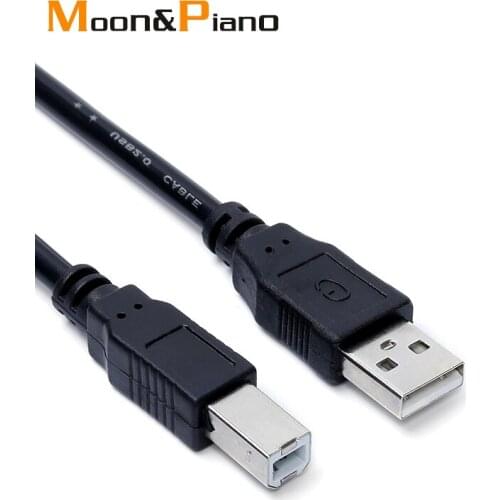 USB 2.0 Print Cable Type A to B Male to Male Data Transmission Printer Cable 1.5m 3m 5m 10m For Scanner Fax Machine Printer