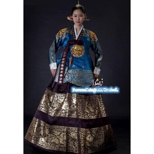 Korean traditional hanbok womens court hanbok Korean costume ethnic minority dance costume oriental costume set
