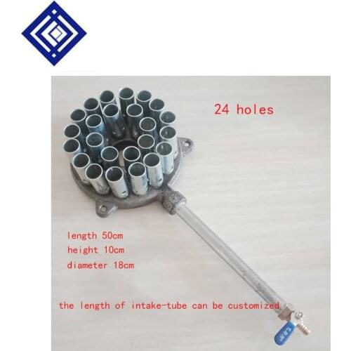 Conflagration and direct injection burner 24 holes for liquefied gas burner natural gas burner marsh gas burner