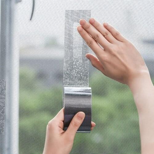 Window Net Self Adhesive Screen Repair Patch Tape Fix Window Door Anti Mosquito Mesh Sticky Wires Repair Broken Hole