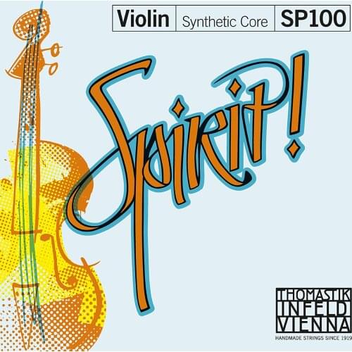 Thomastik Spirit SP100 Violin Strings 4/4 Removable E Made in Austria SET