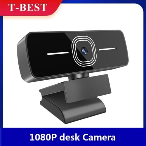 1080P Full Webcam AF Web Streaming Camera Auto Focus Microphone USB Plug and Play Computer Camera for PC Desktop Laptop
