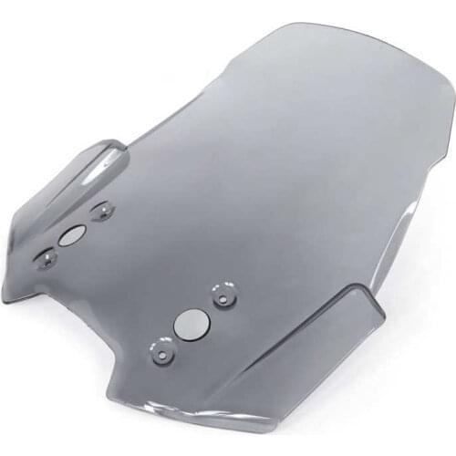 Motorcycle Windshield Dark Gray Motorcycle Windscreen Replacement for Kawasaki Versys 1000 KLZ 1000 Model 2015-2018 for