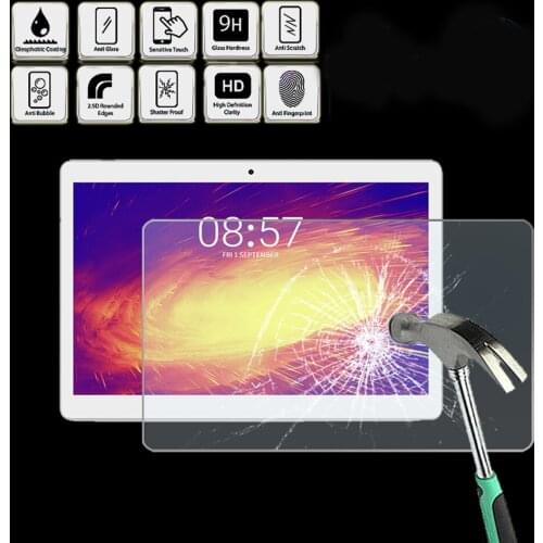 Tablet Tempered Glass Screen Protector Cover for Cube M5 - Anti Fingerprint Screen Film Protector Guard Cover