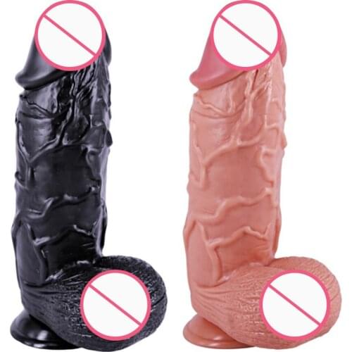Realistic Dildo Artificial Sex Toy Woman Huge Suction Cup Penis Lifelike Big Dick Vagina Stimulate Didlo Large Anal Butt Plug